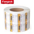 Die-cutting Printed Label ,Colored Printable Sticky Labels Customized for Company Brand